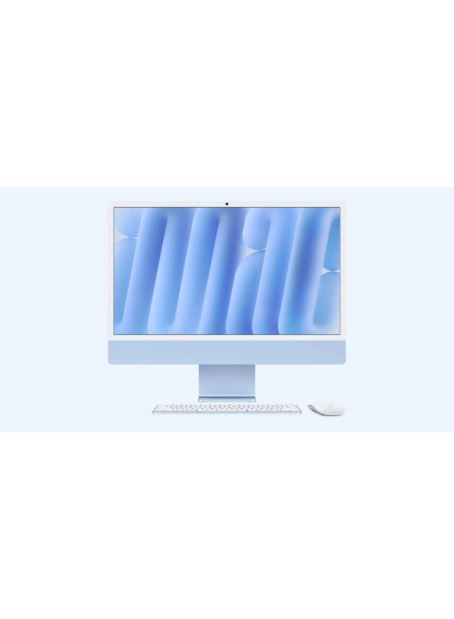 iMac 24-inch M4 8-core CPU and 8-core GPU, 16GB, 256GB SSD - Blue