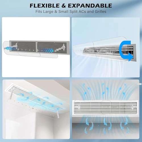 Central AC Air Flow Deflector