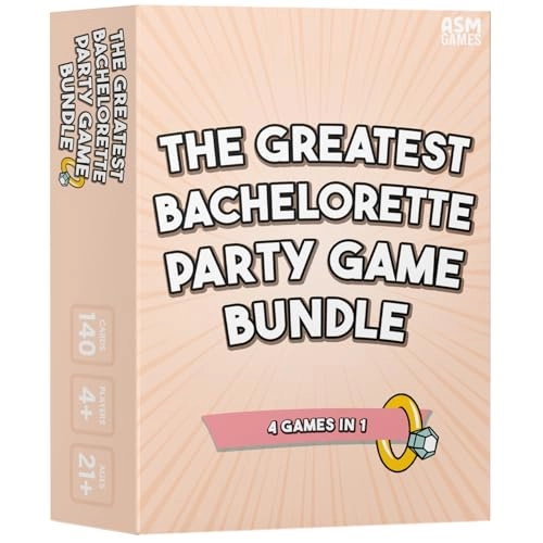 Greatest Bachelorette Party Game Bundle - English 21 years and up