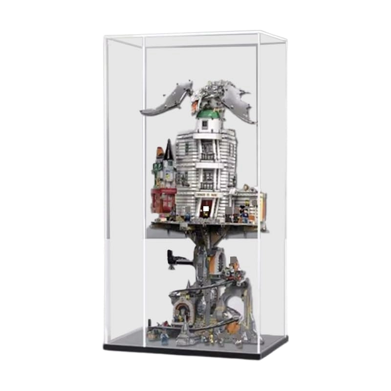 Clear Acrylic Display Case for Lego 76417 - Collectors' edition Gringotts Wizarding Bank