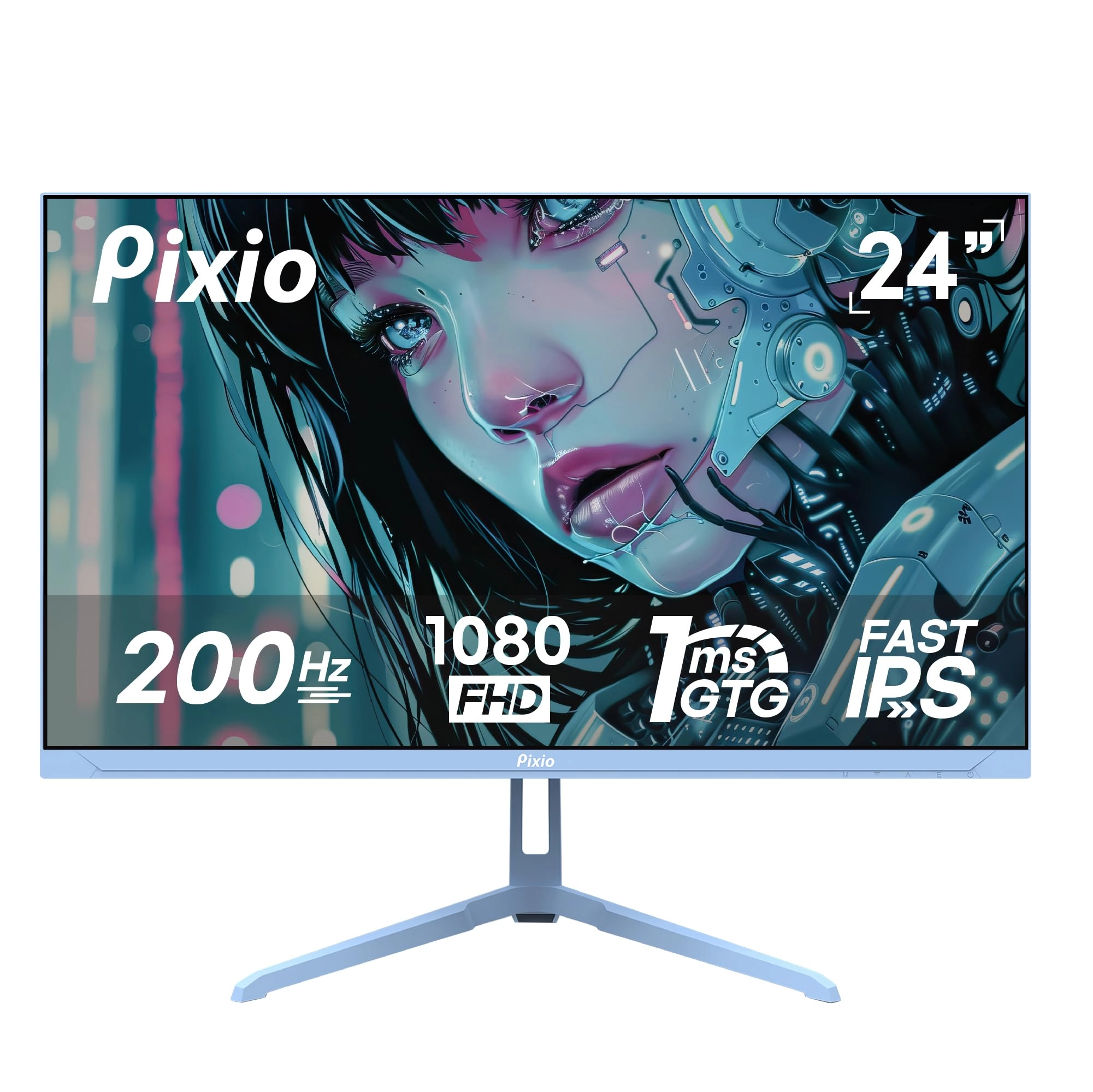 Pixio PX248 - PX248WAVE Blue 24 Inches 1920x1080