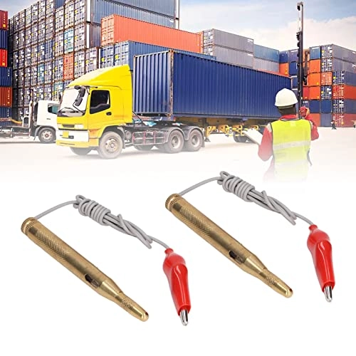 Automotive Voltage Test Pen - DC6–24V crocodile clips