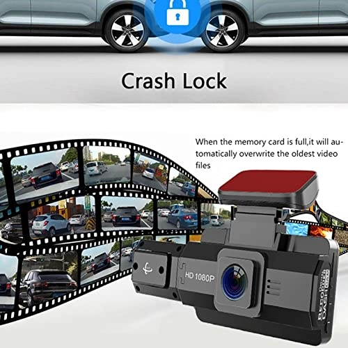 Dual Dash Cam - 3.0in IPS Screen 170° Wide Angle
