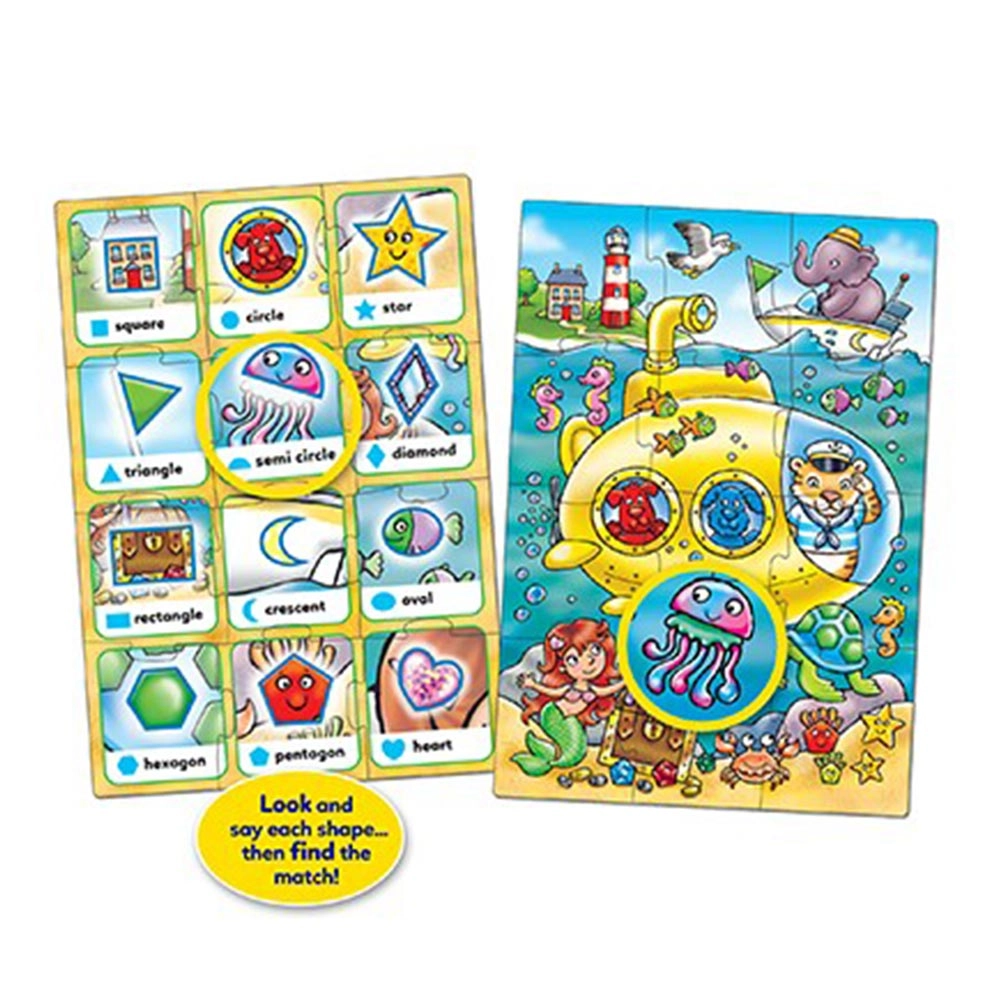 Look And Find Shape Puzzle, - Suitable for 3 years & above