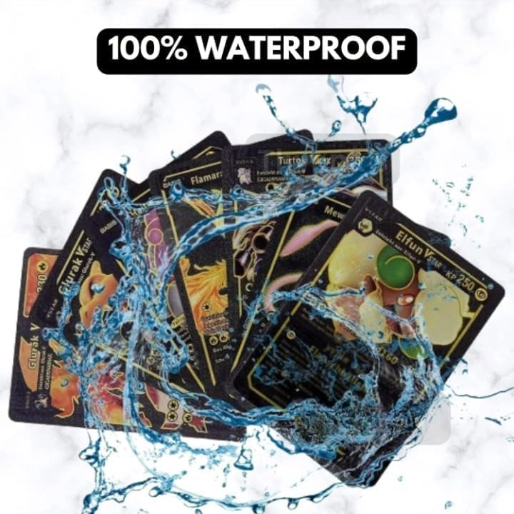 Pokémon Gold Foil Cards Pack - English 55pcs