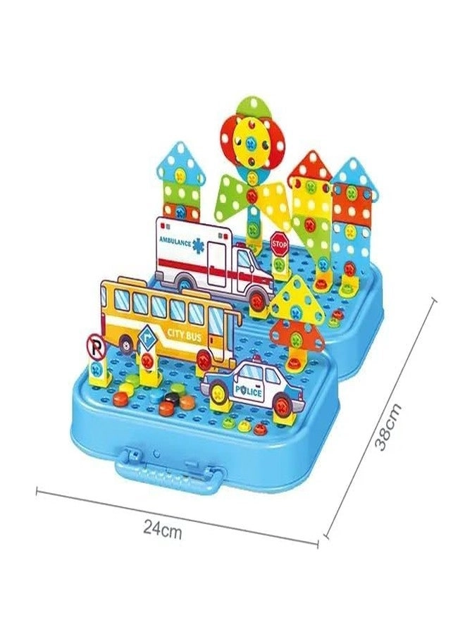 Fire Theme Drill & Screw Set - 285 pcs