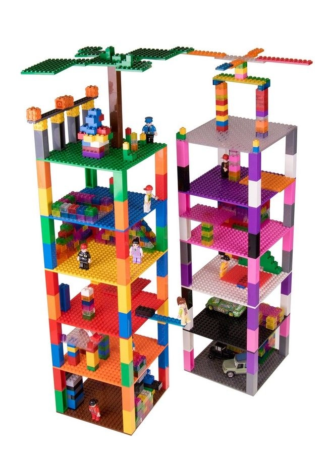 Classic Stackable Baseplates - 92 pcs