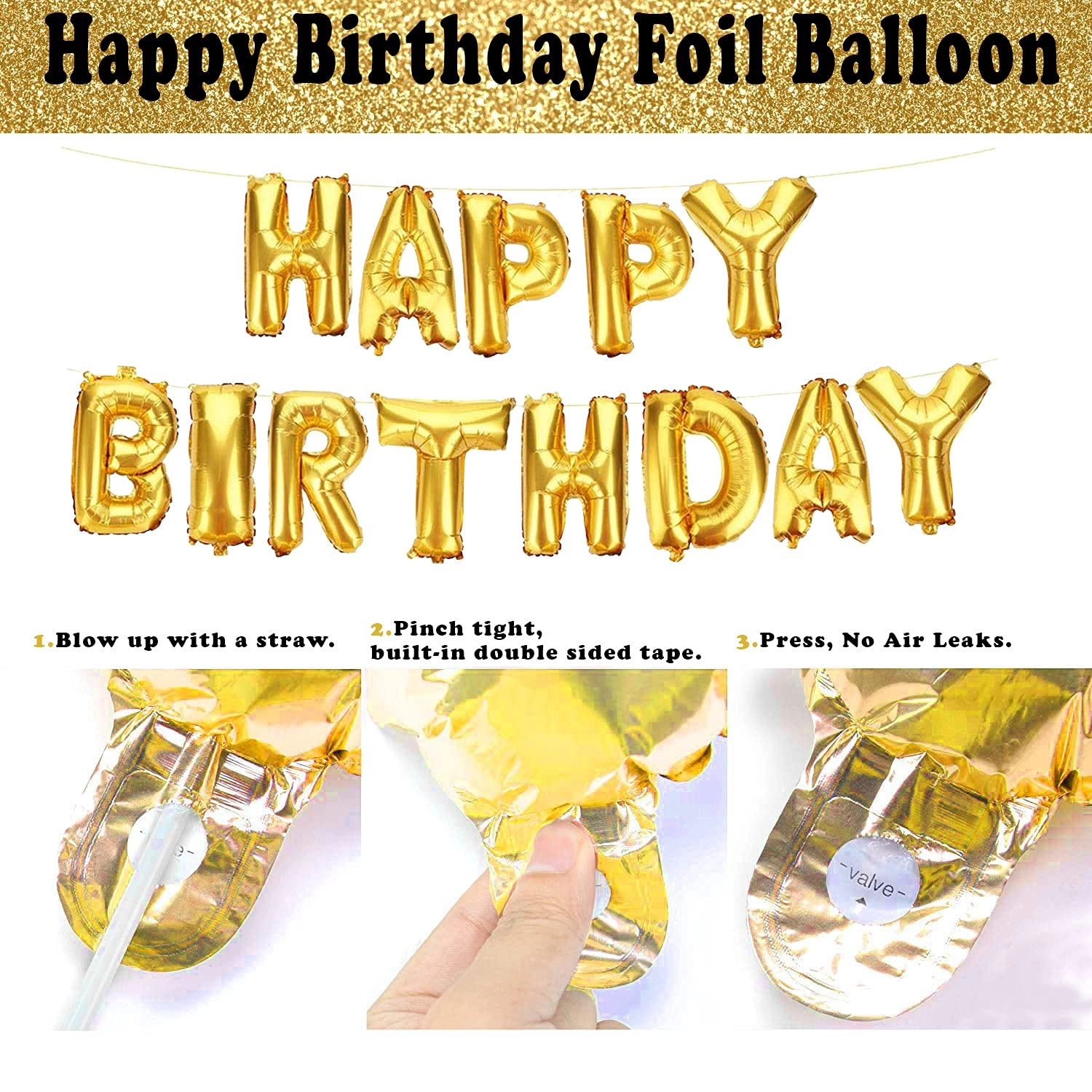 Happy Birthday Decoration Kit - 20Pcs Birthday