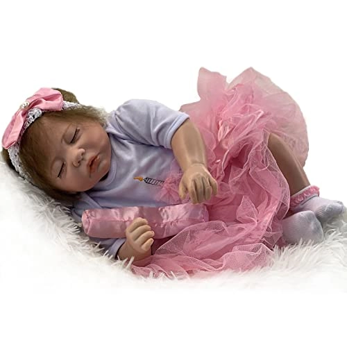 Reborn Baby Doll - 55cm 22" Vinyl Cotton Body