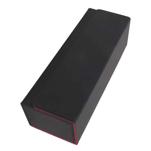 Card Storage Box - Black Red