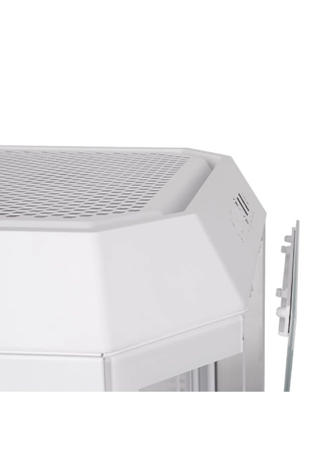 Tower 250 - Mini Tower 3mm Tempered Glass Snow White
