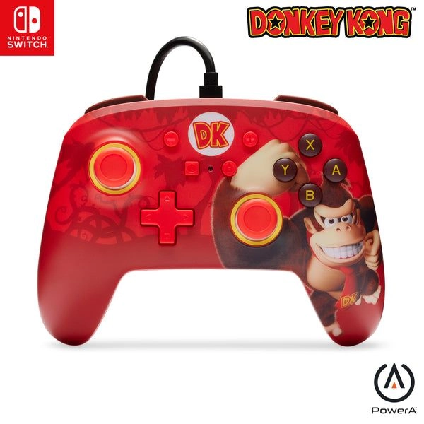Nintendo Switch Enhanced Wired Controller Donkey Kong Flex