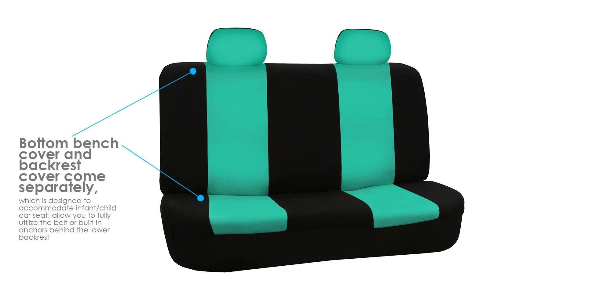 FB050012 - Flat Cloth Mint Rear Set