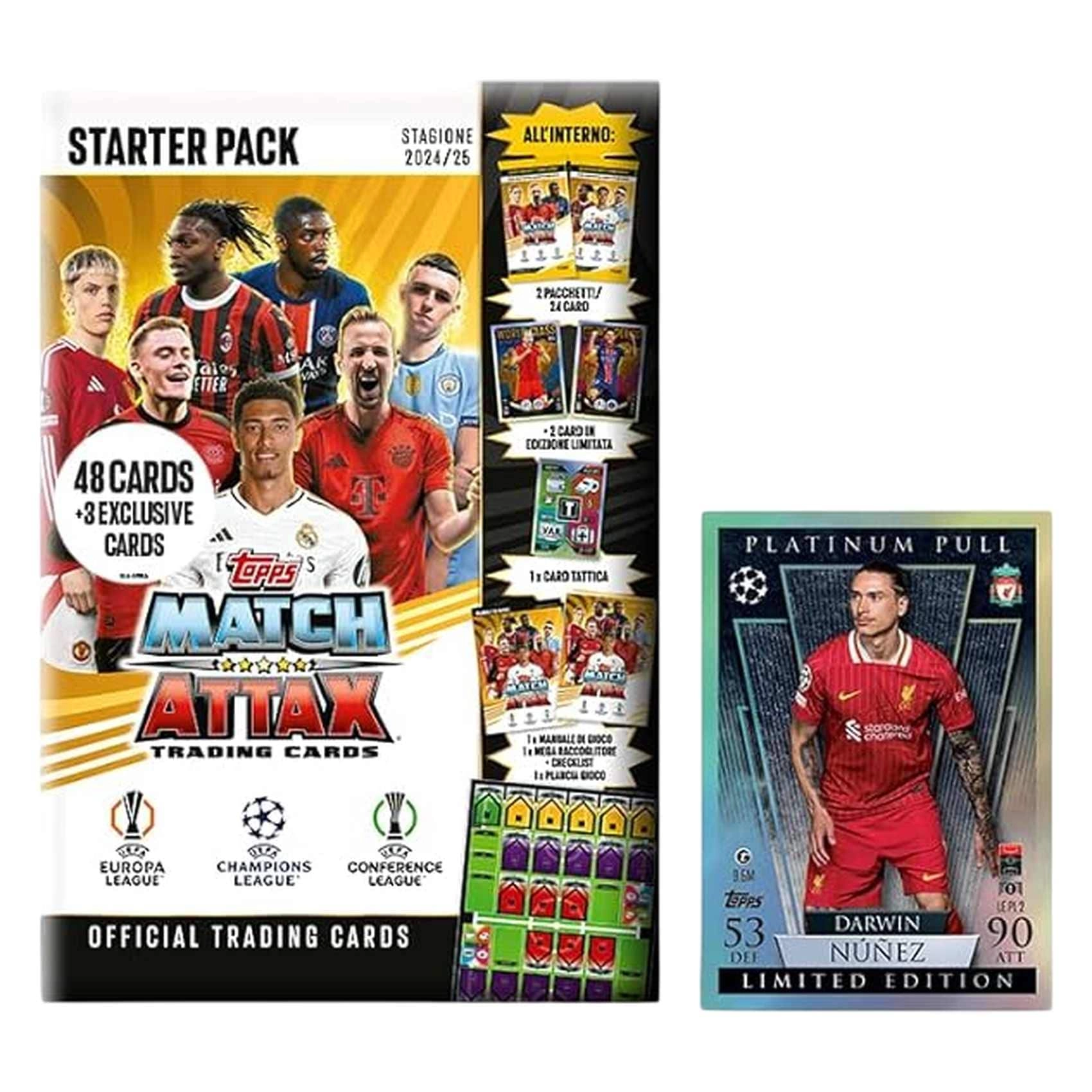 Match Attax UEFA Champions League 2024/25 Starter Pack - 27pcs