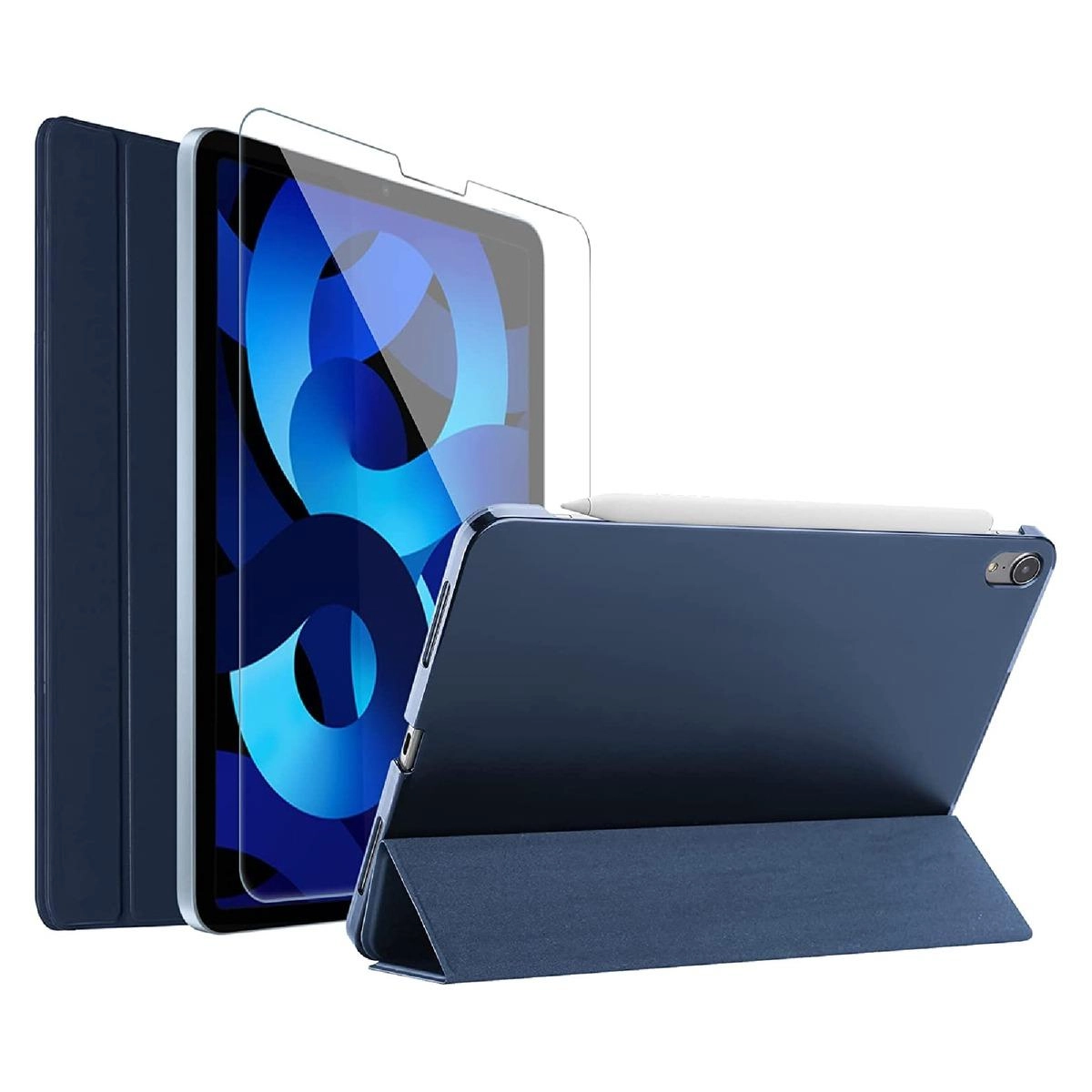 Trands Folio Case with Screen Protector for iPad 10.9-inch