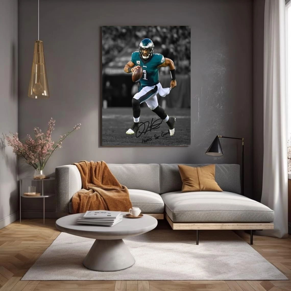 Jalen Hurts Poster - Canvas 16"L x 24"W