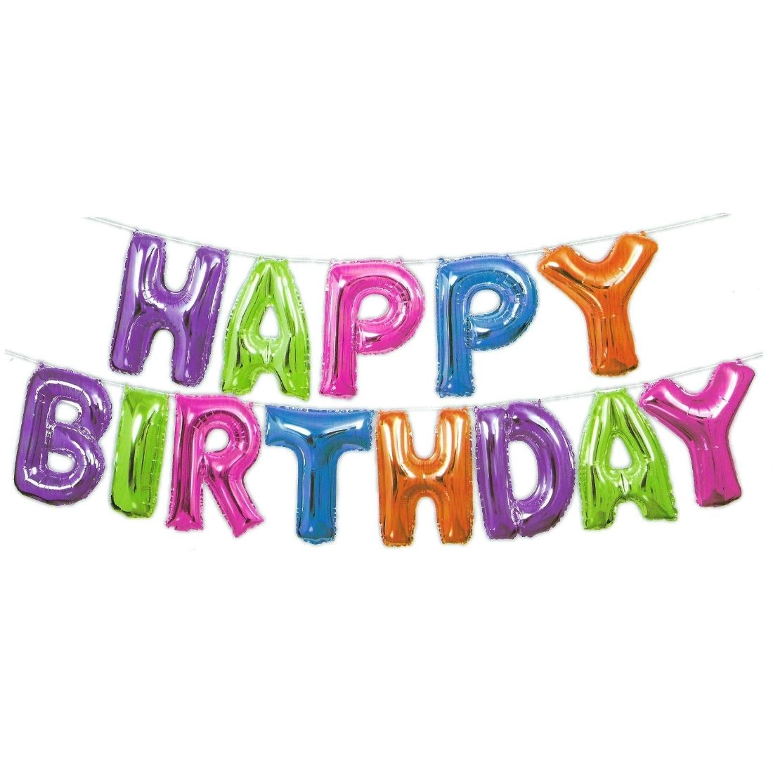 CREATIVE CONVERTING Happy Birthday Banner - 13 piece(s) Birthday