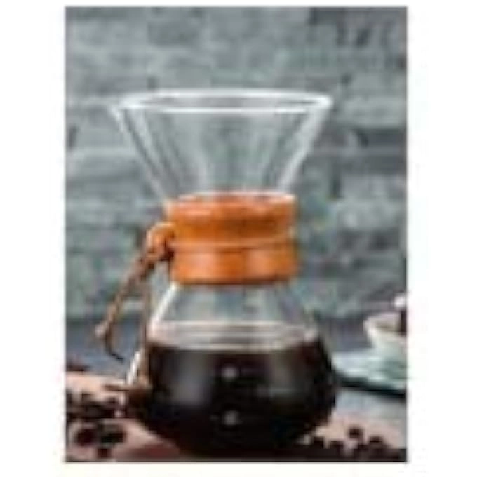 Coffee Pot With Strainer Filter - Transparent 6X165X10Cm