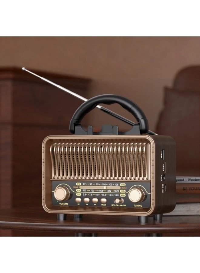 XICEN Retro Vintage Radio - Portable Transistor Radio