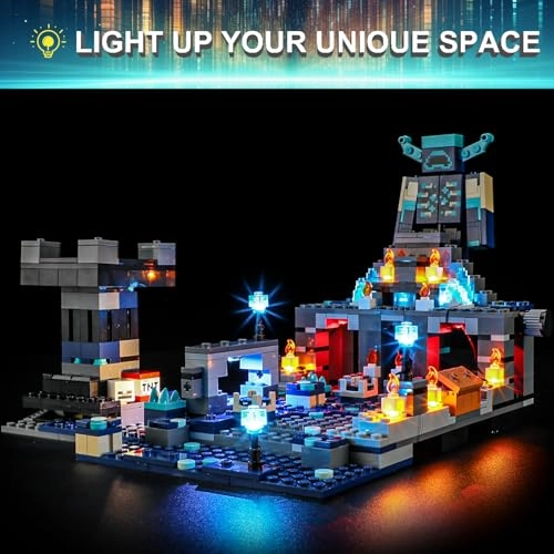 LED Light Kit for LEGO 21246 Minecraft The Deep Dark Battle - Plastic less than 5v