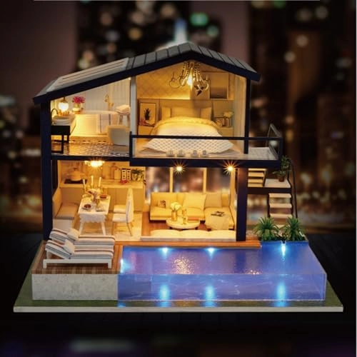 DIY Miniatures Dollhouse Kit - 1:24