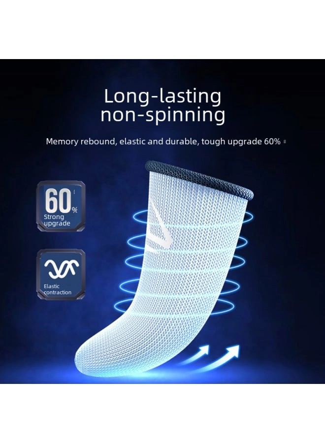 Game Finger Cover - Silver Ice Silk Breathable