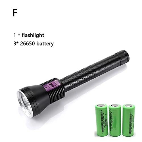 XHP70 Diving Flashlight - 8000 lumens 100m IPX8