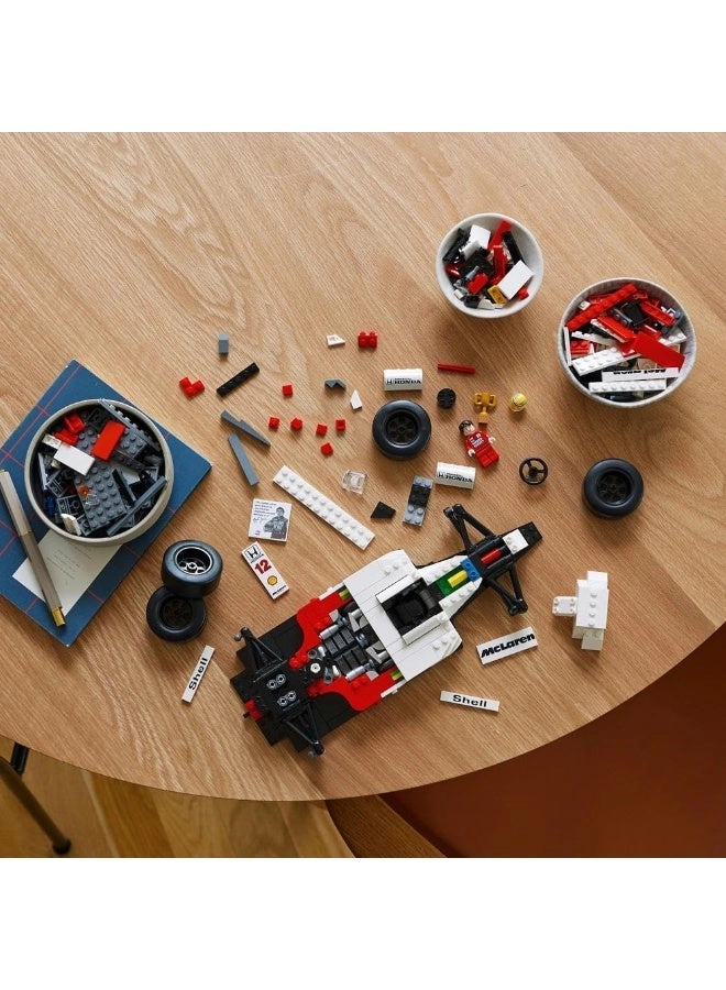 Icons McLaren Model Car MP4/4 & Ayrton Senna (10330)