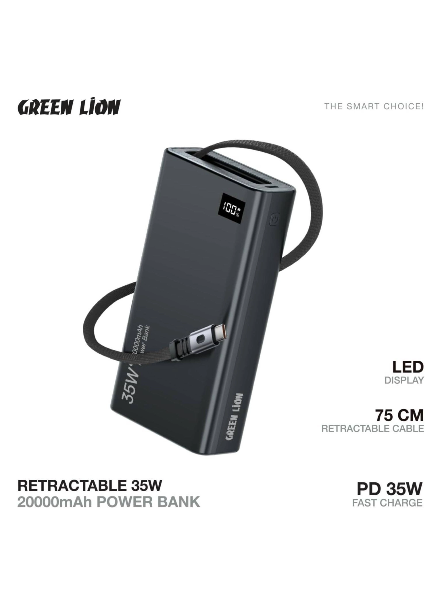 GNRET35W20BK - 20000mAh 35W