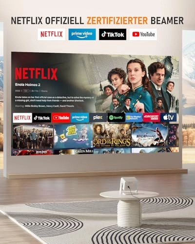 Smart Mini Projector - 27000L 1080P