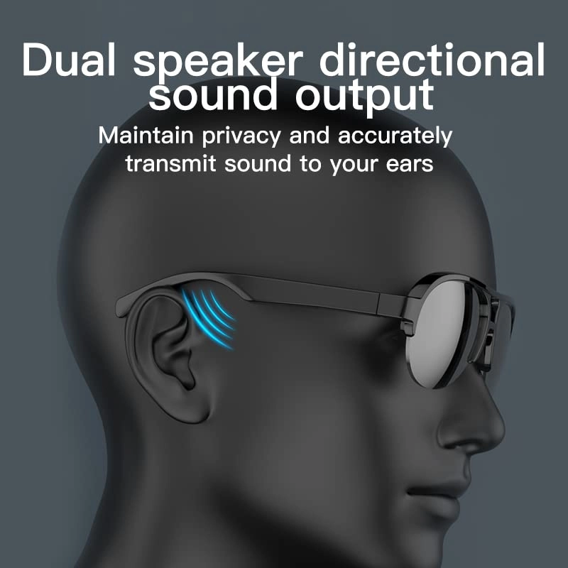 Smart Glasses - Bluetooth V5.3 Dual Microphone Touch Control