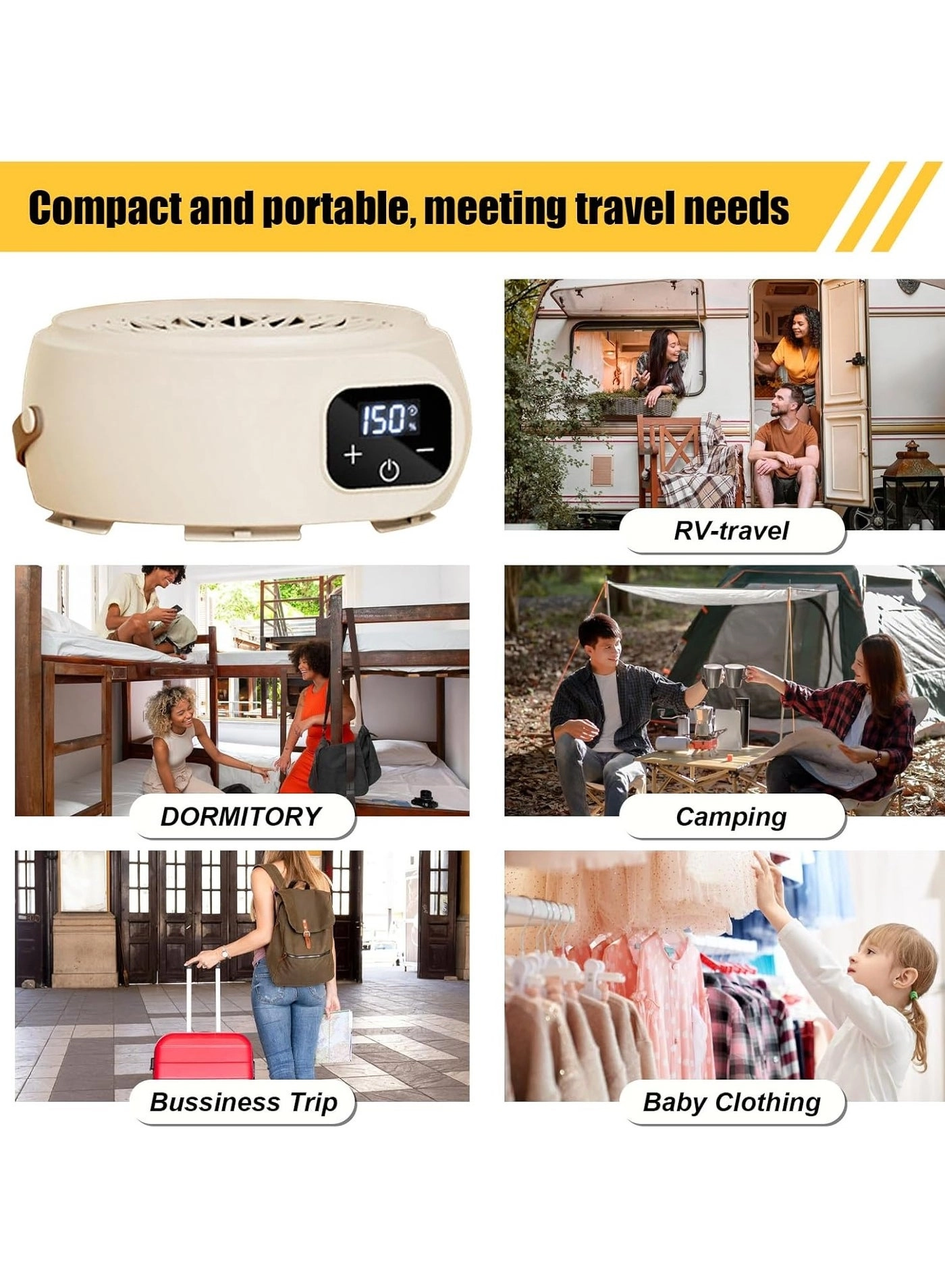 Portable Clothes Dryer - Upgraded 2.0 Mini