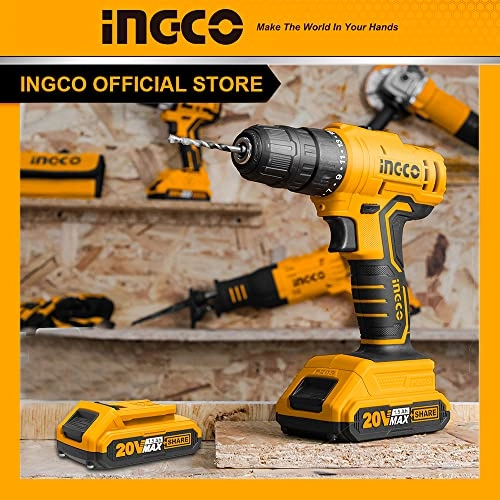 20V Cordless Impact Drill - 2x2.0Ah