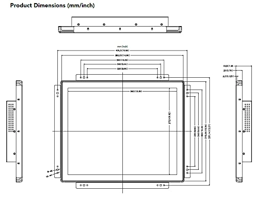 Open Frame Touch Screen Monitor - 1280 x 1024 Pixels 17 Inches