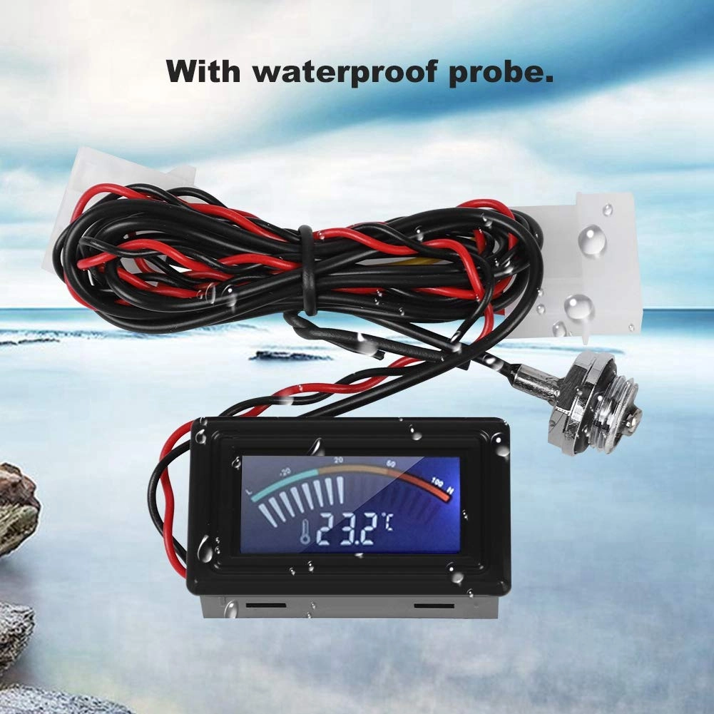 Pointer Display Thermometer - with Probe G1/4 Thread Water Cooling