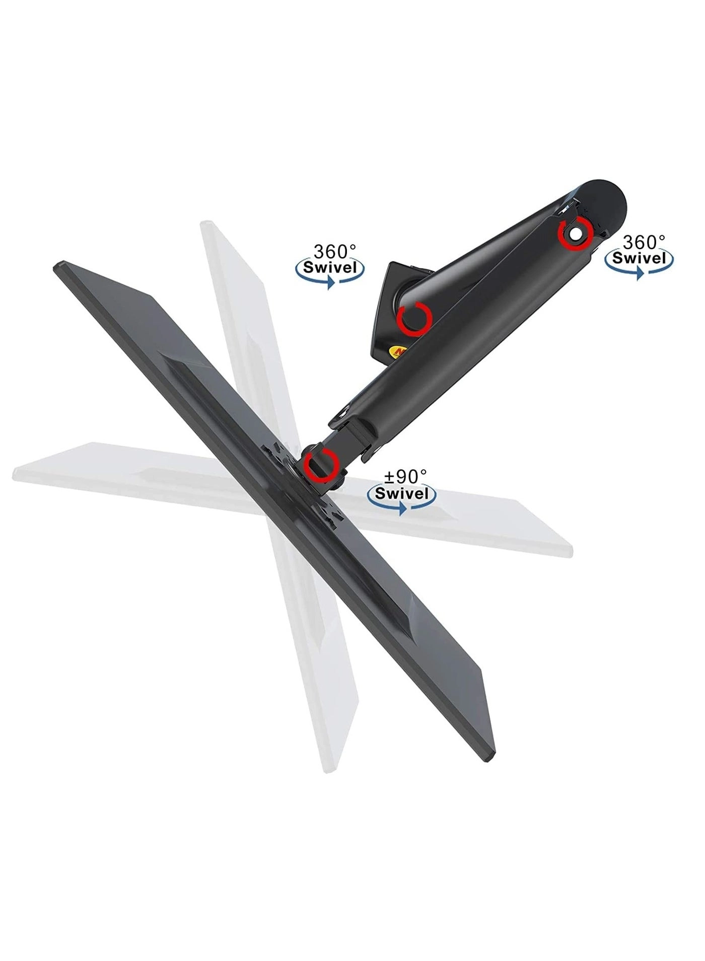 Monitor Desk Mount Stand - 17in-30in