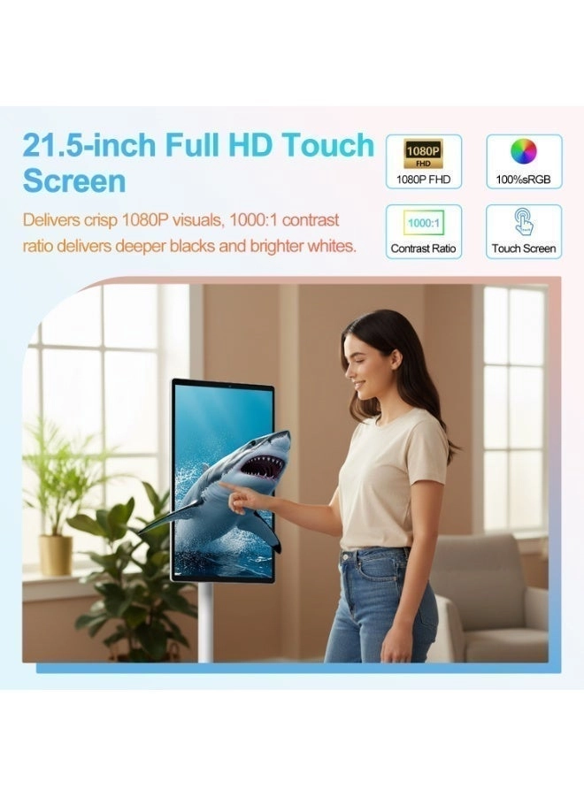 Portable Smart TV - 1080P 21.5 Inch