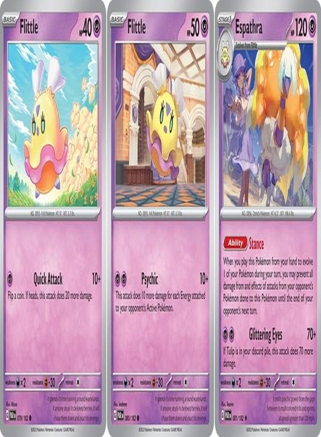 Pokémon Espathra 081/182 - 3pcs