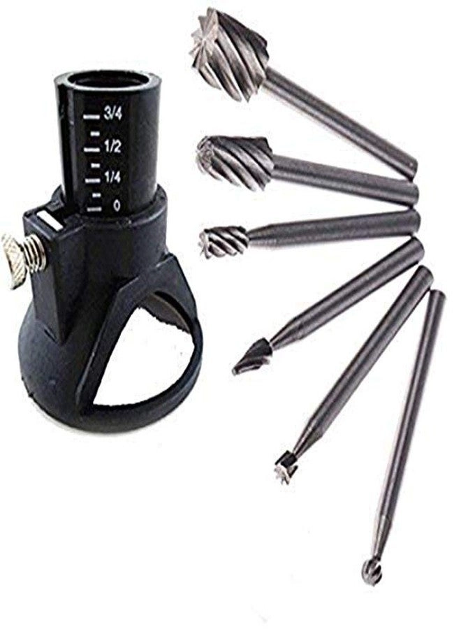 Router Burrs Cutter - 7 Piece + Electric Drill