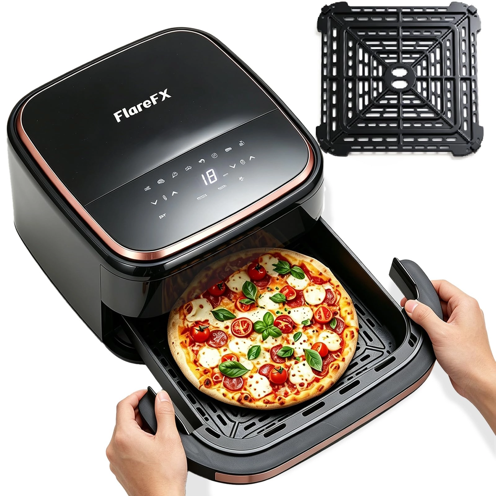 FLAREFX Air Fryer Dual Heating