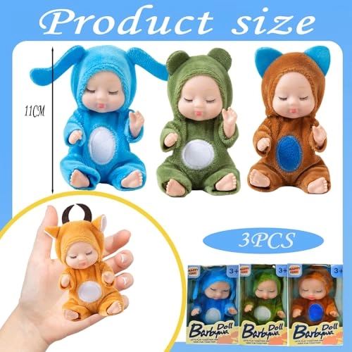 Baby Elf Doll 10 cm Plastic Set
