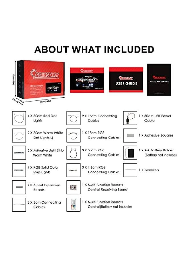 Technic Porsche 911 Rsr Led Lighting Kit