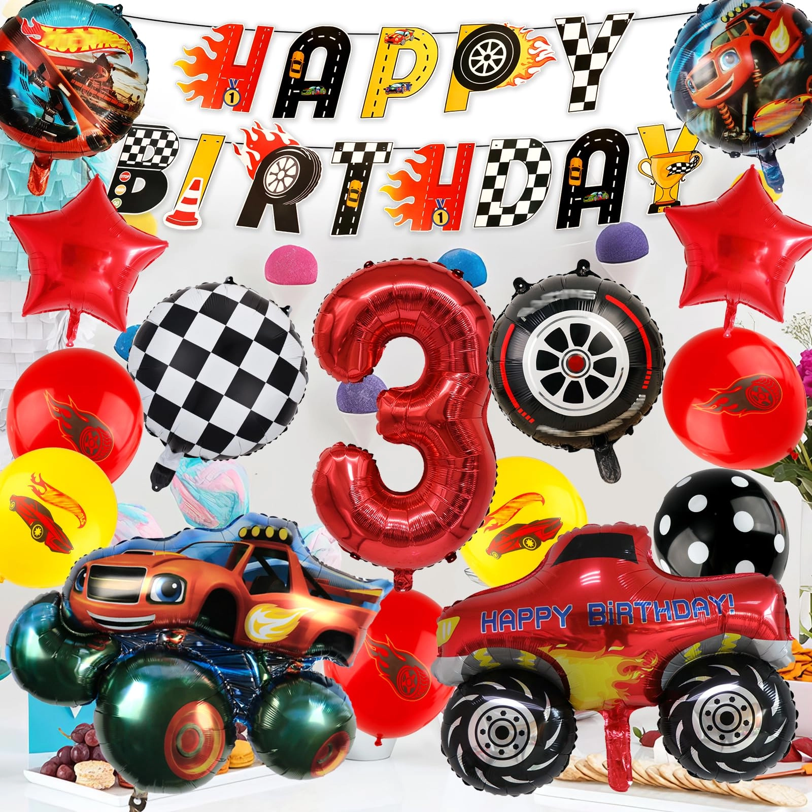 Party Tableware Set - 52PC Birthday