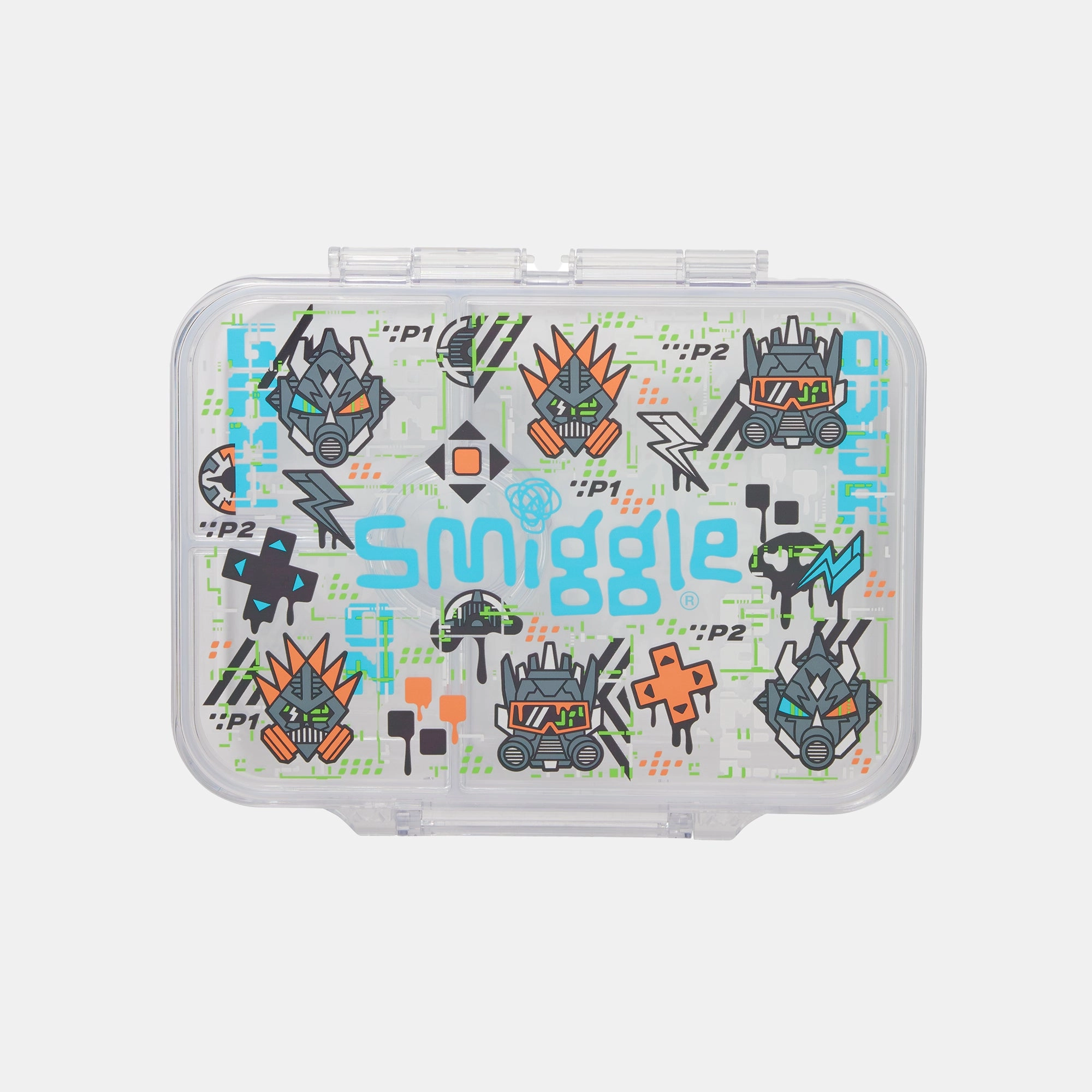 Smiggle Trailblazer Bento Lunchbox - lilac 758 Ml