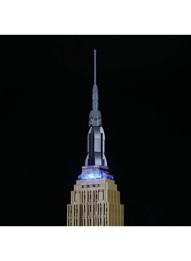 Led Lighting Kit for Architecture Empire State Building - Compatible with Lego 21046