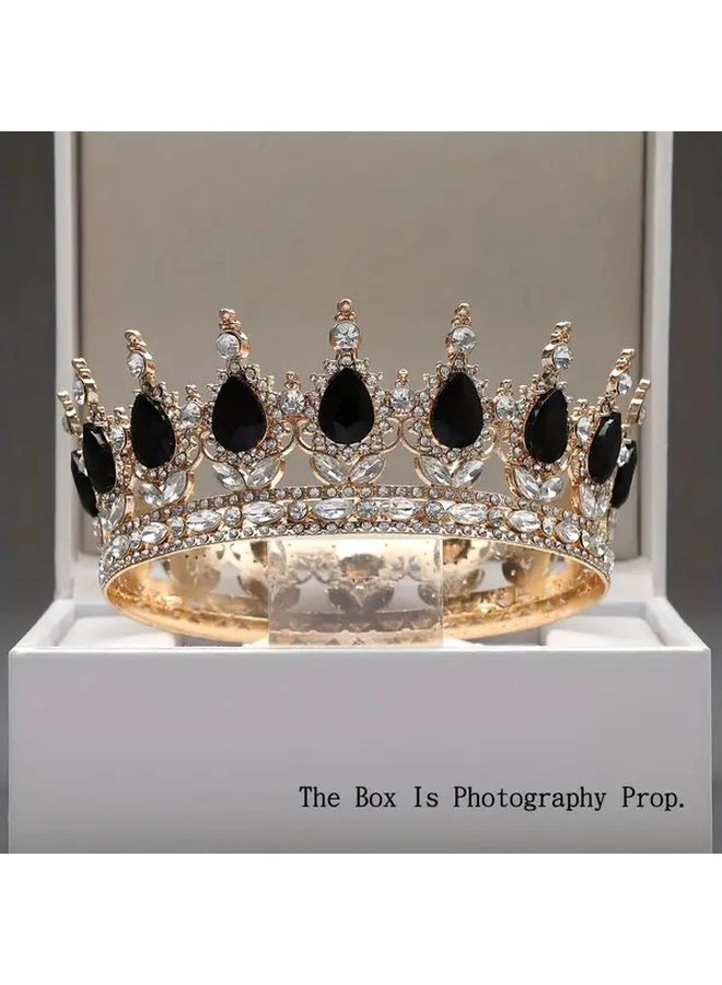 Generic Baroque Style Rhinestone Crown - Girls