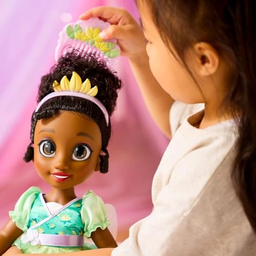 Tiana Once Upon a Story Doll - 16 Inch Reflective Eyes Ages 3+