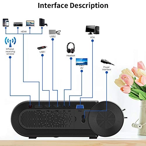 Mini Portable Projector 1080P