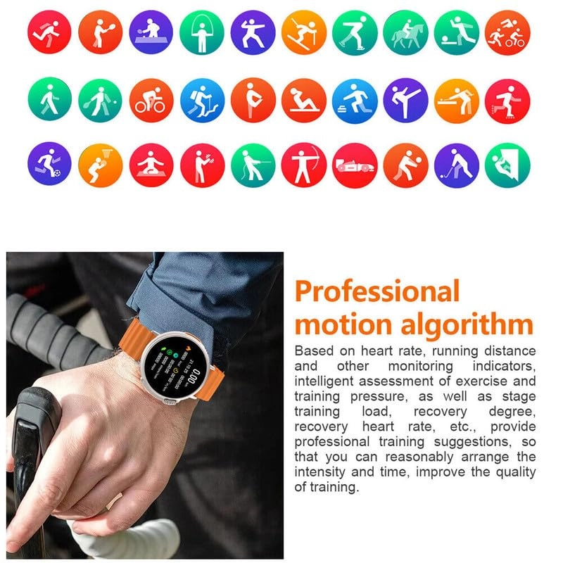 Round Shape Smartwatch Titanium