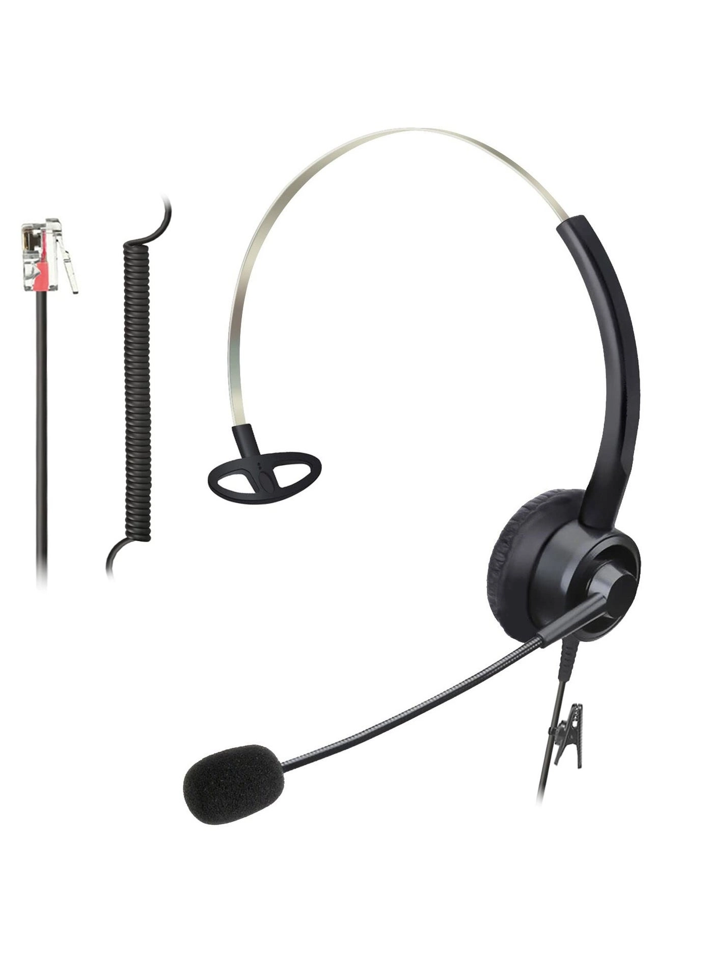 Telephone Headsets - Noise Cancelling Corded